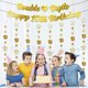 thumbnail image 5 of Set de Decoración para 10º Cumpleaños con Guirnaldas y Banderines Dorados Brillantes, 5 of 7