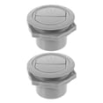 thumbnail image 1 of KAKOWELY rv ac vent 2pcs Dashboard Air Conditioning Deflector Side Roof Air Vent Outlet Round Air Vent Covers For Rv And Bus Adjustable Air Conditioning Vent For Car, 1 of 5