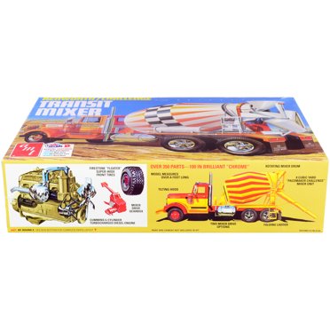 AMT 1:25 Scale Kenworth / Challenge Transit Cement Mixer Truck Model Kit – 1215