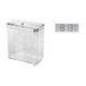 thumbnail image 1 of Cubo de basura colgante para cocina, papelera portátil con tapa, cubo de basura para armario, papelera para baño y cocina, reloj de pared digital, esc, 1 of 8