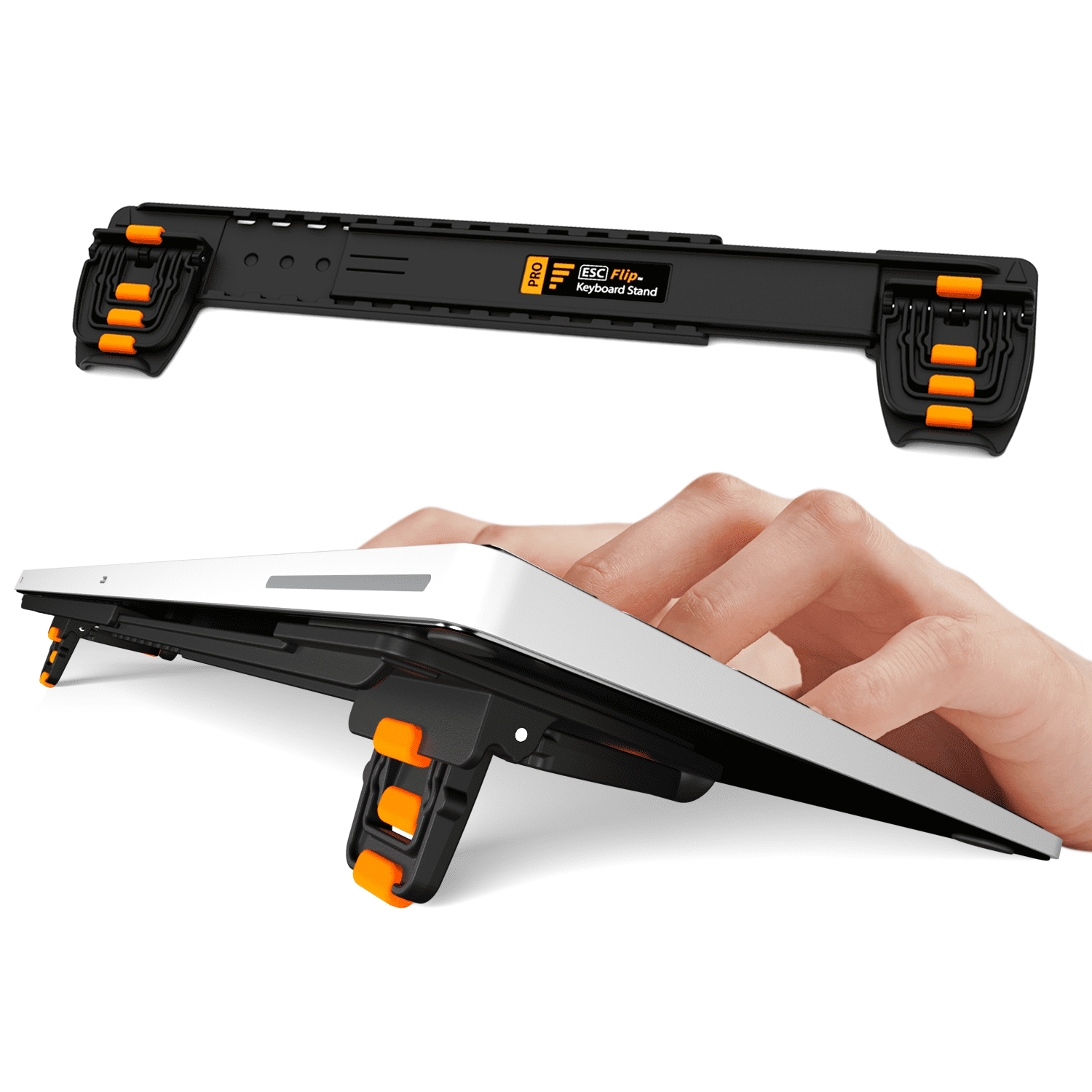ESC Flip PRO Computer Keyboard Stand for Desk, Adjustable Tilting