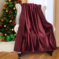 thumbnail image 5 of Flyingstar Sherpa Throws Blanket, Fleece Soft Cozy Blanket Throws for Sofa Bed 50"x60", 5 of 6