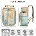 thumbnail image 4 of Tropical Fish Print Cooler Backpack - Leakproof 20L Insulated Lunch Bag for Outdoor, Picnic & Seaside Trips, 4 of 5