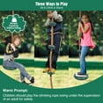thumbnail image 2 of RedSwing Kids Belt Swing Seat and Plastic Climbing Rope Swing for Outside Playground, Safe Playground Swing Set Replacement for Children's Indoor and Outdoor Play, 330 Pounds Capacity - Green, 2 of 9