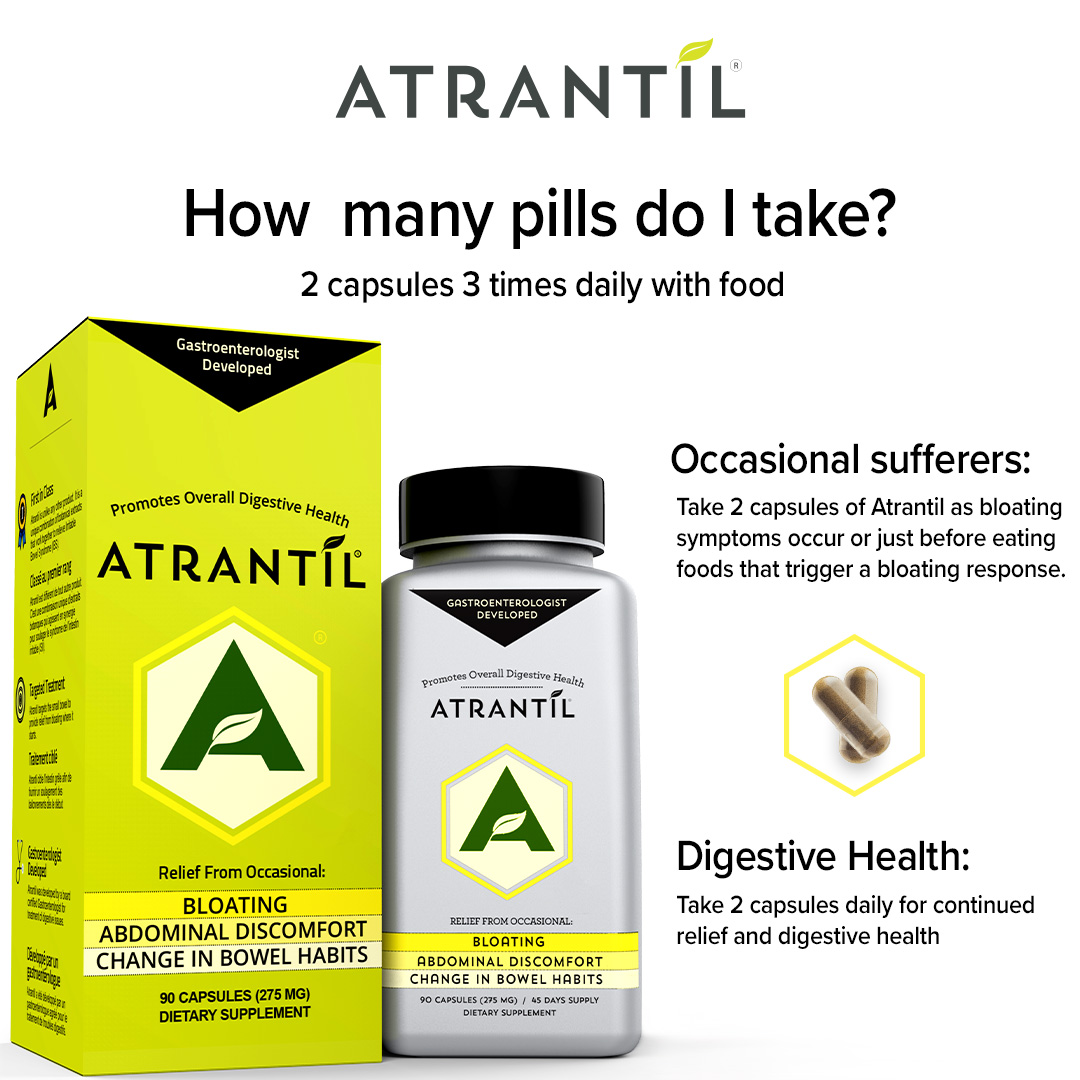 Atrantil - Digestive Health Support - 90 Capsules - image 6 of 7