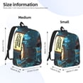 thumbnail image 3 of Honeii Underwater Office Diver Print Canvas College Laptop Backpack, Durable Rucksack Travel Notebook Bag School Backpack Book Bag for Men Women-Medium, 3 of 7