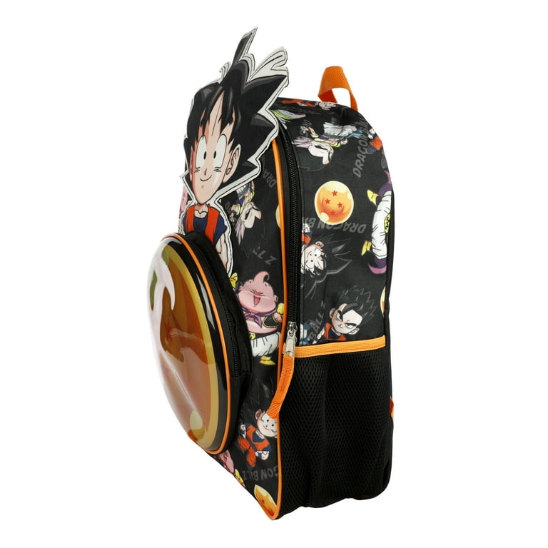 Dragon Ball Z Goku Character Die Cut Kids Backpack