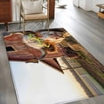 thumbnail image 2 of Hallway Runner Rugs 2.7x5 Ft, Farm Yaks Non Slip Area Rugs for Kitchen Bedroom Entryway, Farmhouse Barn Funny Animals Butterfly Washable Carpet Runner Rug Floor Mats for Bedroom Home Decor, 2 of 8