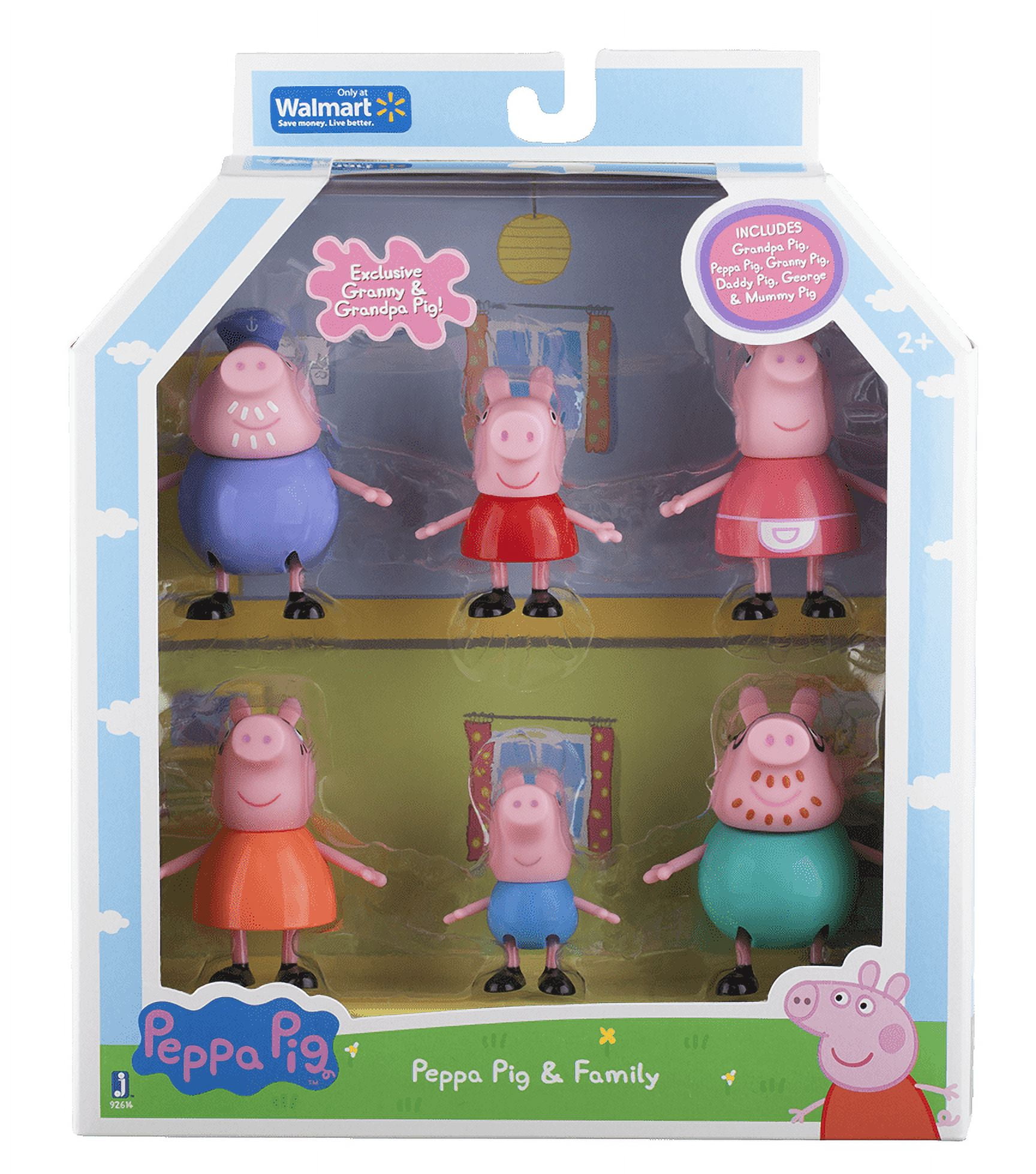 Peppa Pig Pacchetto Figure Della Famiglia - 5 Personaggi - Giocattolo Per Bambini (0PP-06760) - 5