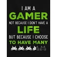 thumbnail image 2 of I Am a Gamer Shirt Funny Gamer Gift Cool Gaming Youth Kids Sweatshirt X-Large Blue, 2 of 4