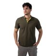 thumbnail image 1 of PLAYERA COMFORT FIT DE CUELLO TIPO POLO,  MANGA CORTA, CÁRDIGAN EN PUÑOS Y CUELLO CON LÍNEAS A CONTRASTE Y ABERTURA EN LOS COSTADOS, 1 of 4
