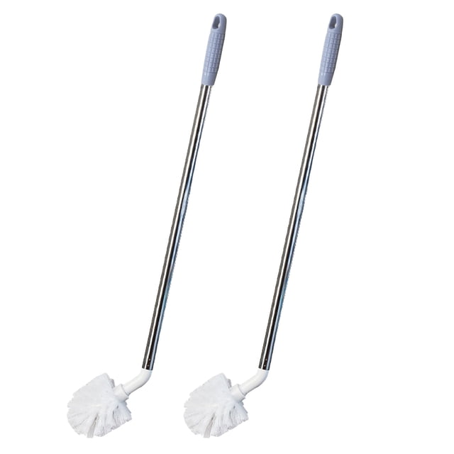 Cepillo de cubo de mango largo para limpiar garrafas de agua de 1 a 5 galones. Cepillo para botellas de 25 pulgadas con cabezal de fregado esférico de 360 grados para recipientes de cuello estrecho.