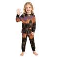 thumbnail image 5 of Leey-World Toddler Boy Halloween Pajamas Kids Pajamas Sets Boys Girls 2-Piece Sleepwear Set Cotton Long Sleeve Casual Kids, 5 of 9
