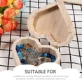 thumbnail image 4 of NICEXMAS 2Pcs Storage Decorative Box Heart-Shaped Wooden for Family Members 4.52x4.13in, 4 of 7