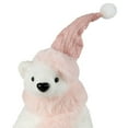 thumbnail image 5 of Northlight Glittery Polar Bear In Winter Hat Christmas Figurine - 10.5", 5 of 6