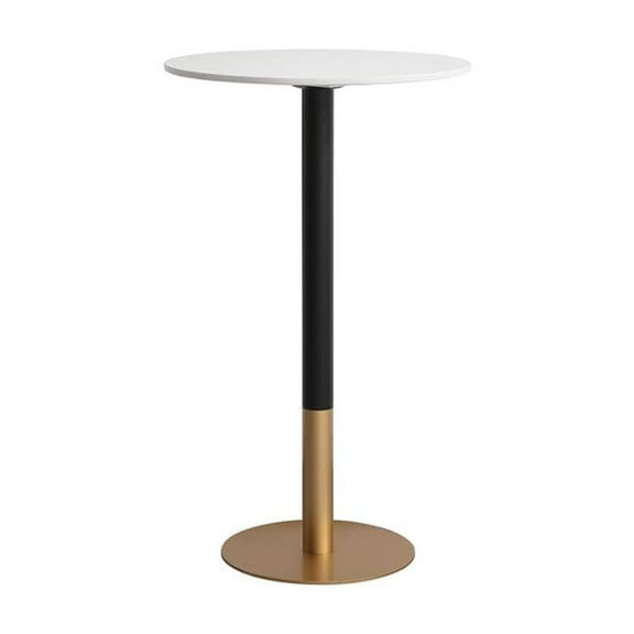 23 inch pub table in white