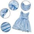 thumbnail image 2 of MXIEZI 1-6 Years Girls Sleeveless Dress Kids Summer Lace Sundress Baby Toddler Solid Color Embroidered Princess Dresses, 2 of 9