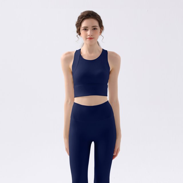 Ropa de yoga de verano, chaleco profesional fino a la moda, a prueba de golpes, ropa exterior, belleza, espalda, traje deportivo de alta resistencia para fitness
