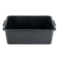 thumbnail image 4 of 6 Pack 20" x 15" x 7" Black Polypropylene Bus Dish Plastic Restaurant Tub w/Lid of Set, 4 of 9