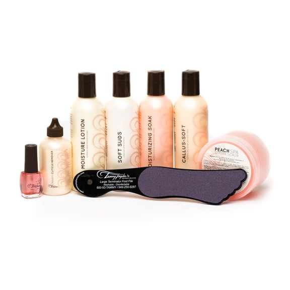 Tammy Taylor Peach Spa Manicure & Pedicure Kit – Professional All-In-One Gift Set