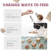 PAWUP Freeze Dried Duck Treats for Dog and Cat, Raw Single Ingredient Duck Breast, Grain Free, High Protein Snacks for Training, 4.6oz