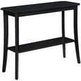 thumbnail image 3 of Pemberly Row Traditional Wood Console Table in Black Wood Finish, 3 of 3
