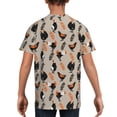 thumbnail image 5 of Wukai Funny Chicken Youth Unisex Short Sleeve T-Shirt for Boys, Girls, Teens, and Kids-X-Small, 5 of 7