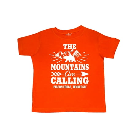 

Inktastic Pigeon Forge Tennessee The Mountains Are Calling Gift Toddler Boy or Toddler Girl T-Shirt