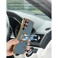 thumbnail image 2 of Compatible with Samsung Galaxy S23 Ultra Case for Women Cute Samsung S23 Ultra Phone Case Shockproof with Luxury Plating Gold Edge and Magnetic Car Mount Kickstand Protective Cases (Grey), 2 of 14