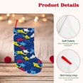 thumbnail image 4 of KLL Cartoon Shark for 18" Christmas Stocking Snowman Xmas Stocking Holiday Christmas Decoration Gifts for Family Kids, 4 of 8