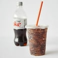 thumbnail image 4 of Gusto 16 oz. Crystal Clear Plastic Cups With Flat Lids [100 Sets], 4 of 4