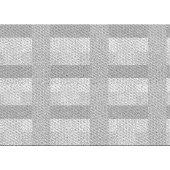 Ahgly Company Indoor Rectangle Patterned Dark Gray Area Rugs, 5' x 7'