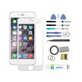 thumbnail image 2 of Kit de Réparation de Lentille de Verre avant de Remplacement pour iPhone 6 6S 7 8 Plus-Noir pour iPhone 8 Plus, 2 of 5
