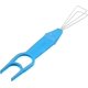 thumbnail image 1 of Extractor de llaves profesional 2 en 1 de acero inoxidable - Clip + alambre - Herramienta de limpieza multifuncional para quitar el teclado - Azul, 1 of 5