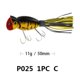 thumbnail image 5 of Cebo de pesca de olas grandes, pesca de escalada de olas, cebo Luya, cebo falso, colisión de la superficie del agua, onda de agua, acostado, 11 g/5 cm, 5 of 6