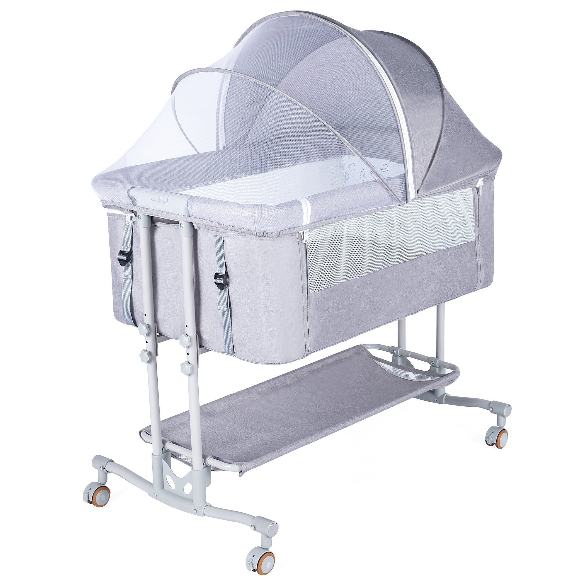 TEAYINGDE Baby Bedside Sleeper Bedside Crib Easy to Assemble