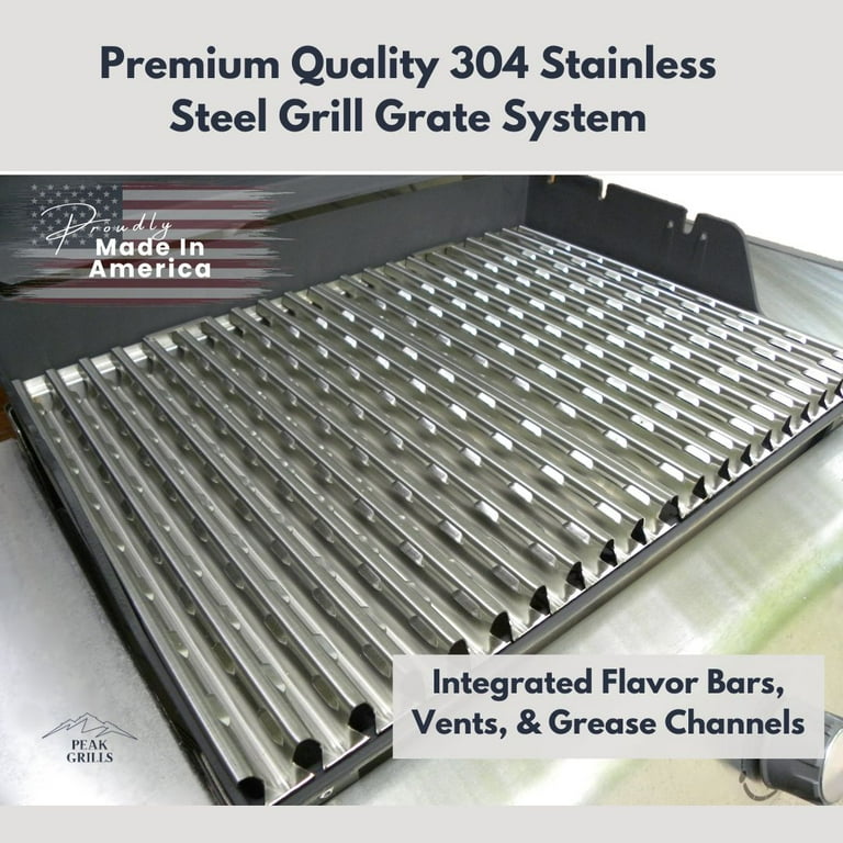 Peak Grills™ Grill Grate Replacement System for Traeger Ironwood