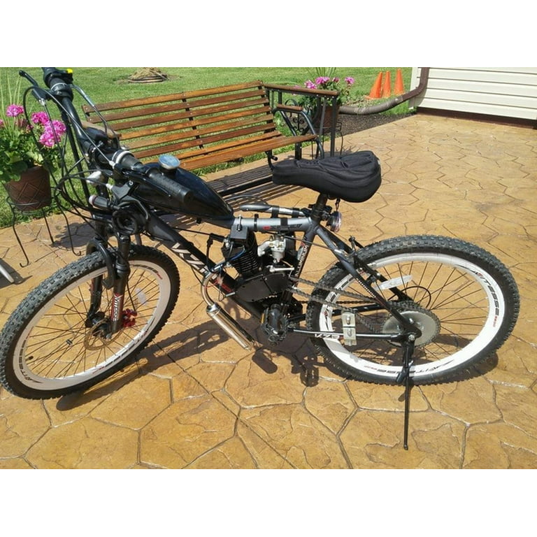 Winado 80CC Petrol Gas Motor Bicycle Engine Complete Kit Motorized Bike 2- Stroke, Black 