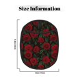 thumbnail image 3 of Pofeuu Rose Print Silicone Pot Mat Mitten With Hanging Loop Heat Resistant Oven Mitts Non-Slip Bbq Baking Smoking Potholders, 3 of 7