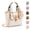 White, variant on Handheld Small Square Bag, Mini Purse Keychain, Cute Tote Bag Coin Purse, Mini Backpack Keychain Wallet PU Leather