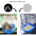 thumbnail image 4 of Pet Bird Cage Bath, Parrot Bath Box Accessory Supplies Hanging Bathing Tub for Small Pet Birds Canary Budgies Cockatiel Lovebird, 4 of 8