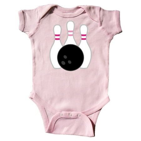 

Inktastic Bowling Pins (pink) Gift Baby Girl Bodysuit