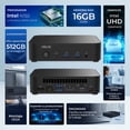 thumbnail image 2 of Computadora Escritorio Mini PC ASUS NUC 14 Essential Intel N150 16GB DDR5 SSD 512GB WiFi estudio y multitarea, 2 of 5