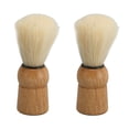 thumbnail image 1 of Shaving Brush, Mini Beard Shave Brush Soft   For Home, 1 of 8