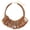 BN_0102_Brown, variant on Boho Western Necklace for Women - Fashion Natural Geometric Linked Bohemian Necklace for Party,Errands,Art,Vacation