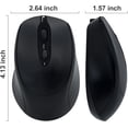 thumbnail image 4 of Innotech Sc Ratón Inalámbrico, Ratón Silencioso de 2,4 G con Receptor USB - Computer Mice Laptop para PC, Tableta, Laptop con Sistema de Ventanas - Negro, 4 of 7