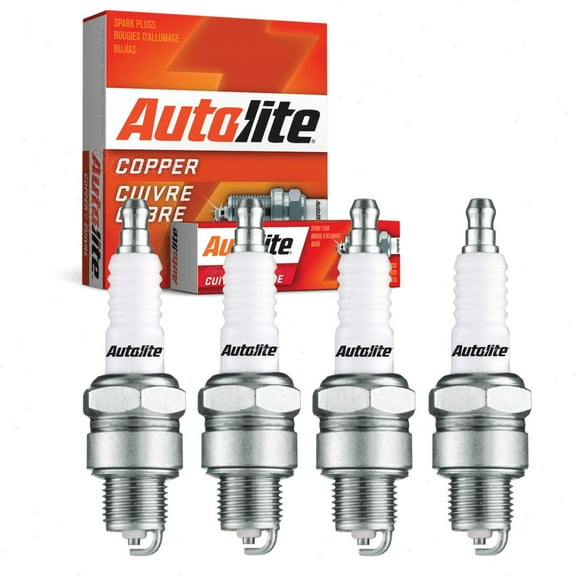 4 pc Autolite 4123 Copper Core Spark Plugs for 3068 312 5613525 934 R42FS W10A Ignition Wire Secondary