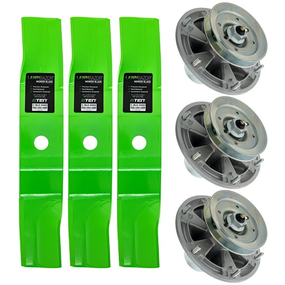 8TEN Blade Spindle Kit for John Deere Ztrak Z545R 48-inch Deck TCU30315 AM144423 MK1013684