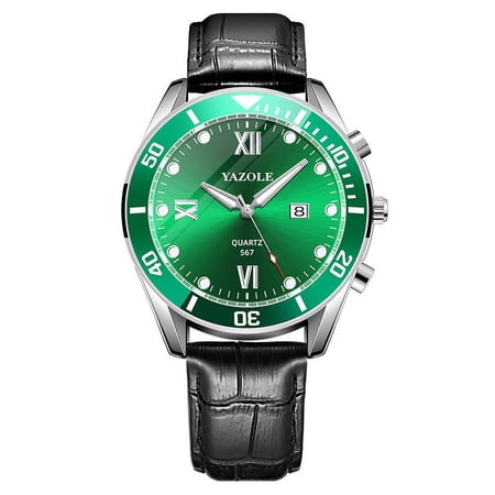 Mens Easy to Read Strap Watch Mens Watches Casual UP Belt Analog Quartz Watch Men Wristwatch Clock Business Date Casual Watch