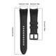 thumbnail image 4 of Correa Silicona Con Banda para Galaxy Watch 6 5 4 Band, 4 of 9